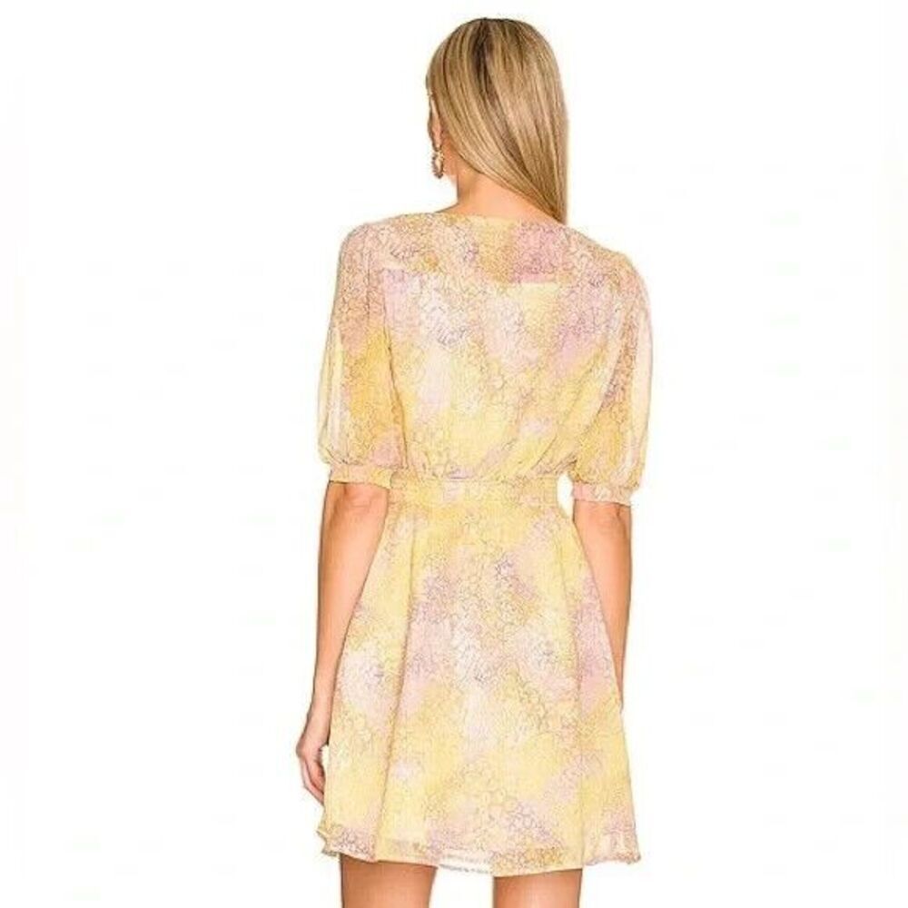 Steve Madden Women's Bb Dakota The Dreamy Mini Dress Size Large Yellow - Picture 2 of 15